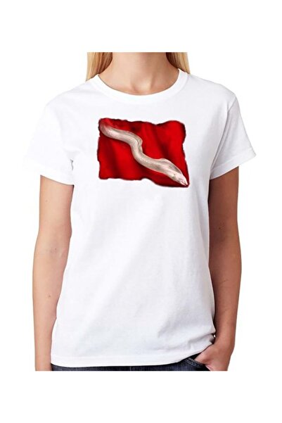 SCUBAPROMO تي شيرت نسائي بعلم الغوص مورين