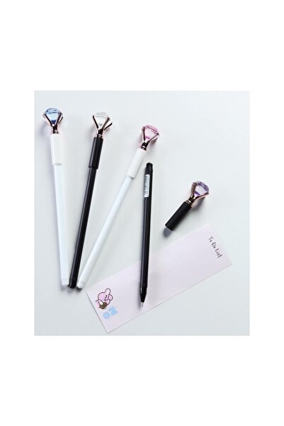 Woohoobox Siyah Beyaz Elmas Jel Kalem KL159