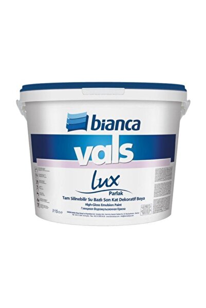 Bianca Vals Lux Su Bazlı Boya 2.50 Lt
