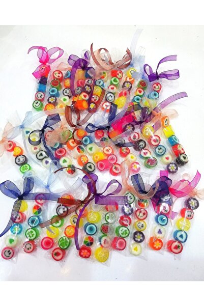 Stil حلوى يدوية منقوشة بالفواكه مكونة من 5 قطع - 50 يومًا خاصًا