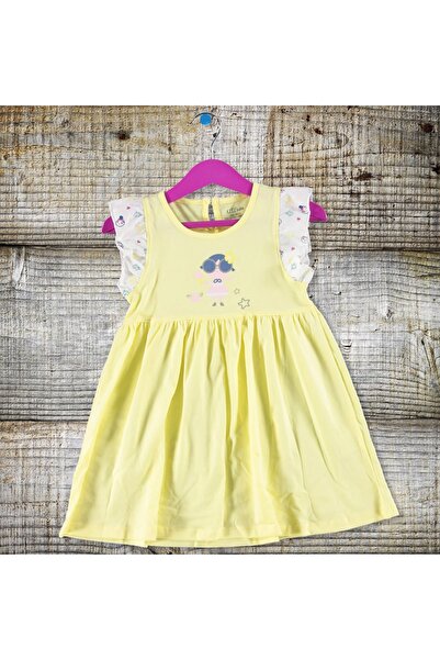 Aziz Bebe Kız Bebek Girl Fırfırlı Elbise