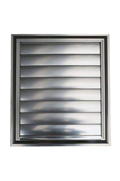 Temmenfez 40*45  Alüminyum Parlak Eloksal Menfez, Panjur - Yüzeysel Yapıştırma