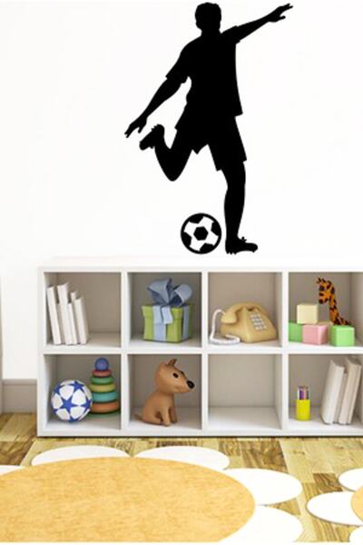 Sticker Sepetim Futbolcu Duvar Stıcker