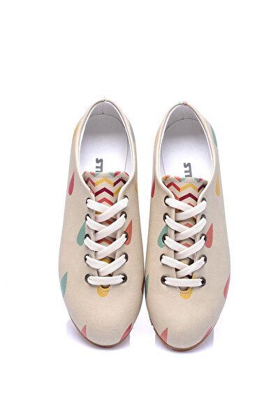 Streetfly Renkli Kadın Oxford Ayakkabı MDOX2020