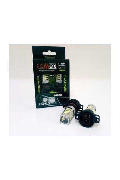 FEMEX Psx24w - H16 Sis Led Ampul Beyaz 1200lm Sis Farları Için
