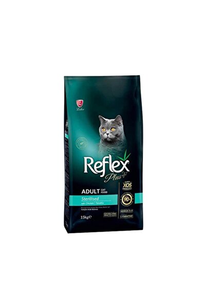 Reflex Plus Sterilised Kısırlaştırılmış Tavuk Etli Yetişkin Kedi Maması  -15 kg