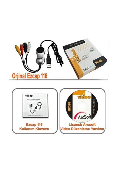 Ezcap 170 USB 2.0 Mini DV VHS Cassette Video USB Transfer Device