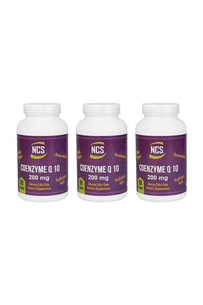 NCS Coenzyme Q10 200 Mg 3 Boxes 270 Tablets Resveratrol