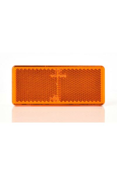 WAS Sarı Kedi Gözü Reflektör 96x42 Mm Yapışkanlı