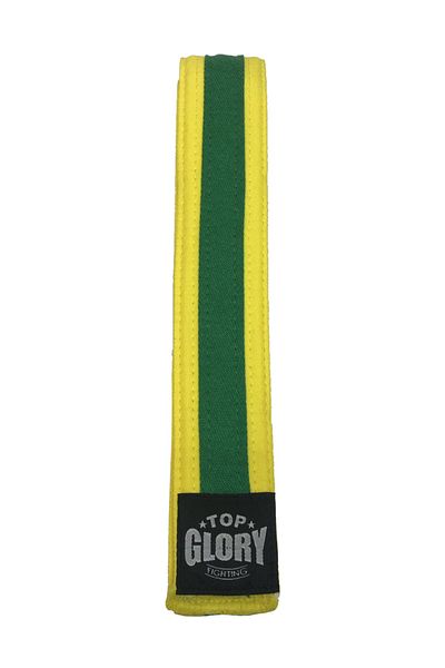 TOP GLORY Κίτρινο Πράσινο Ζώνη Taekwondo 200εκ