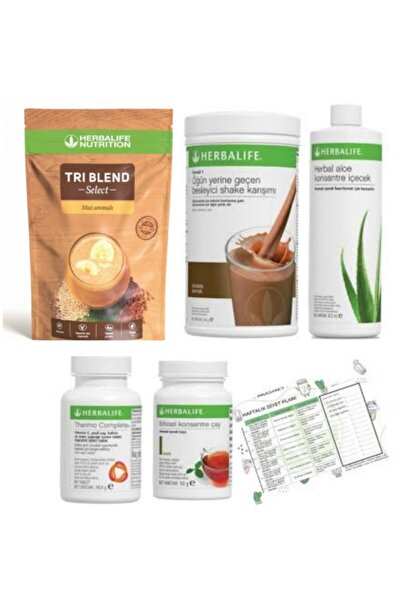 Herbalife Çikolatalı Shake,triblend Muzlu, Klasik Bitk. Çay50gr,aloe Vera Kon...