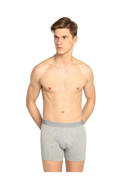 Tutku Boxeri elastan pentru bărbați - Pachet de 6 - Gri