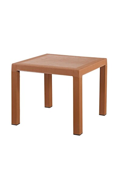 hesapli Rattan Plastik Masa 90 X 90 Cm 4 Renk