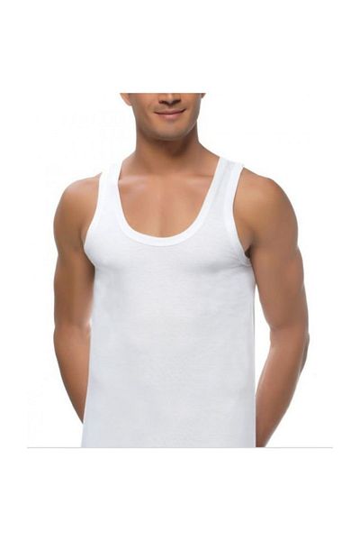 Tutku Pack of 3 Men's Undershirt 100% Cotton Classic Undershirt