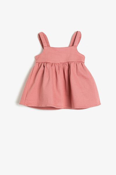 Koton Rochie roz fără mâneci fetiță 0YMG15275ZW