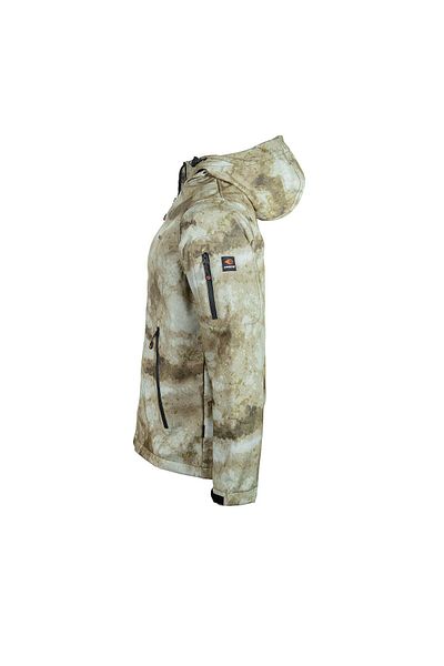 Cresta Ανδρικό μπουφάν Softshell με στάμπα μπατίκ και κουκούλα