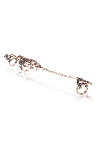 Stoneage Adjustable Ring Şahmaran For Women