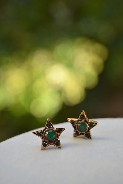 Stoneage Turkish Star Studded Earrings