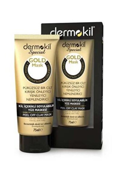 Dermokil Special Soyulabilir Kil Içerikli Gold Maske Tüm Cilt Tipleri 75 Ml