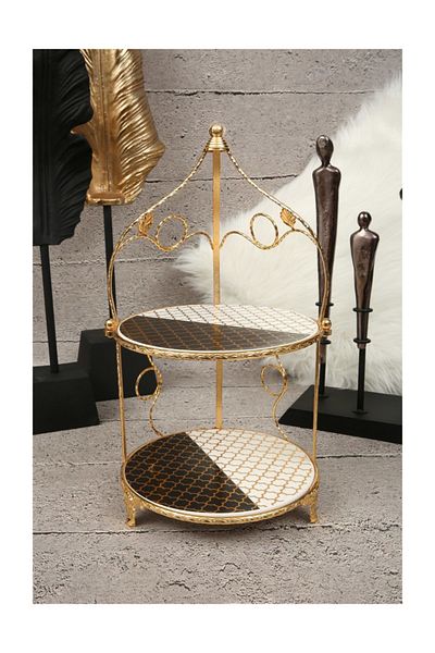 Vitale Double Layer Checkerboard Ceramic Presentation Rack Ib0002