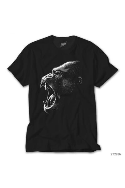 Z zepplin Tricou negru King Kong Face