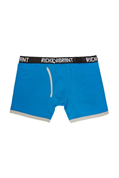 doashop Rich&vibrant Be Blue - Organic Cotton Boxer Cut Underwear