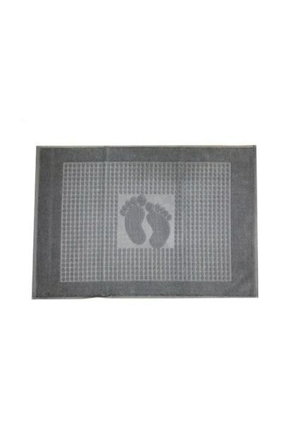 Özdilek 2 Pieces Foot Towel Winter Towel Dark Gray Color