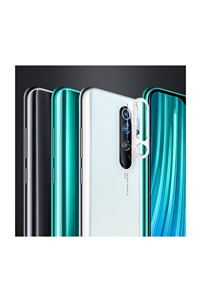 Ally Mobile Xiaomi Redmi Note 8pro Kamera Koruma Cam Metal Lens Set Gümüş
