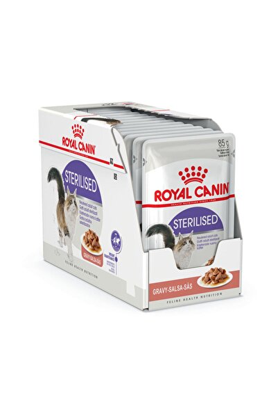 Royal Canin Adult Yetişkin Sterilised Kısırlaştırılmış Parça Etli Yaş Kedi Ma...