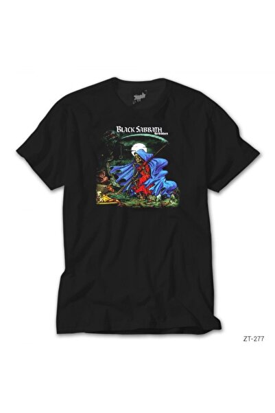 Z zepplin Tricou negru Black Sabbath Forbidden