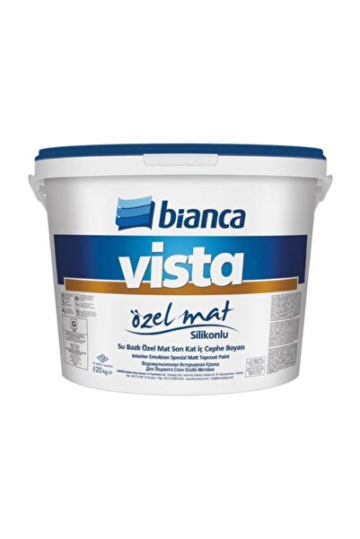 Bianca Vista Silikonlu Özel Mat 10Kg 1112 Açık Fildişi