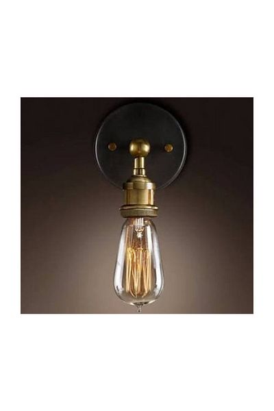 demet habek mylights S Retro Black Antique Articulated Sconce