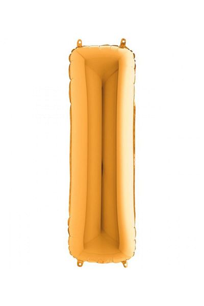 Big Party 102 cm I Letter Gold Foil Balloon