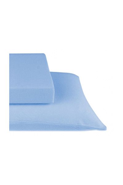 Ezgi 100% Cotton Elastic Combed Bed Sheet Oversize Blue