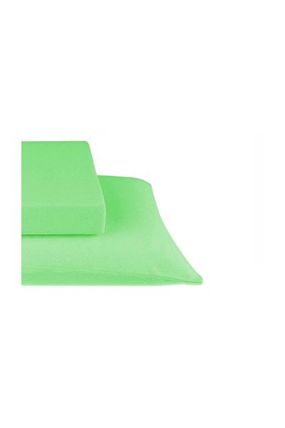 Ezgi 100% Cotton Elastic Combed Bed Sheet Double Pistachio Green