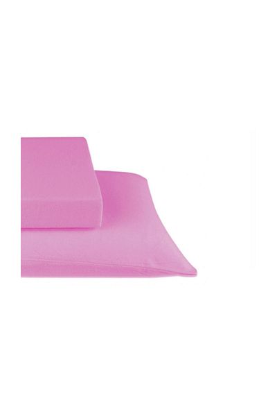 Ezgi 100% Cotton Elastic Combed Bed Sheet Single Pink