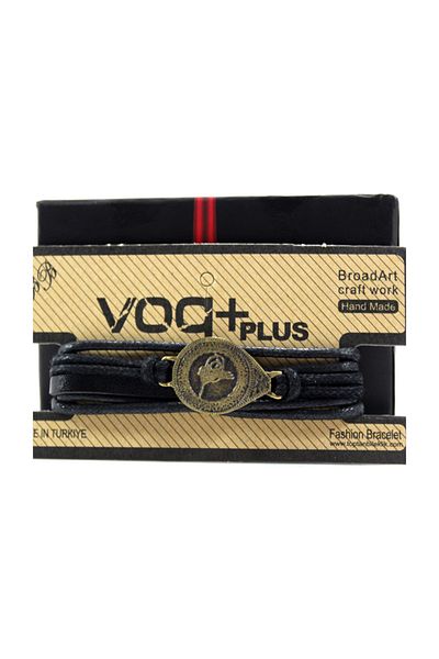 Modaroma Ottoman Tughra Leather String Bracelet