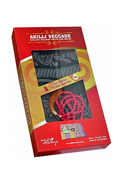 RoseRoi 10 Adet Mevlüt Hediyesi Akıllı Pusulalı Seccade+tesbih Hediyelik Kutusunda