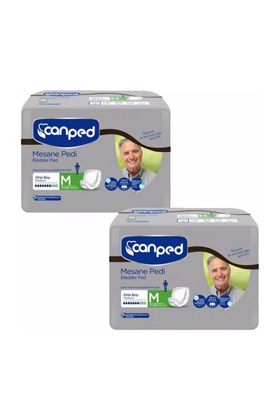 Canped Bladder Pad Men's Size M 24 Pieces Economic Package 2*12 Pieces