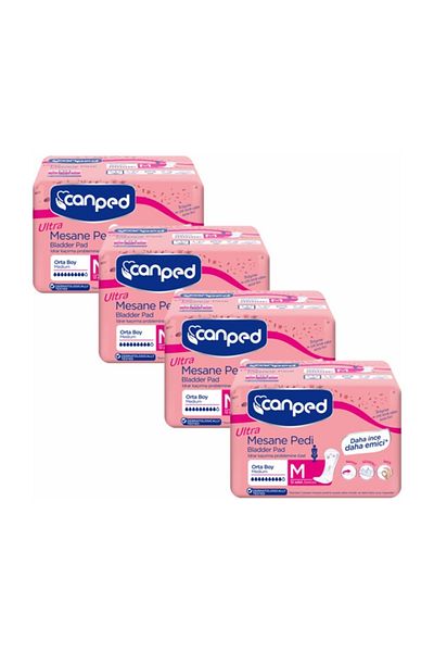Canped Bladder Pad Ultra Medium Size 48 Pieces Economic Package 4x12 Pieces
