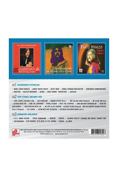 Pal Cd - Bariş Manço - Archive Series 3 (3Cd)