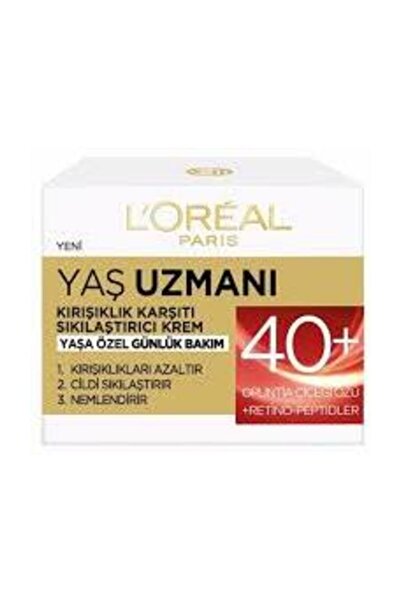 L'Oreal Paris Dermo Yaş Uzmanı 40+ Nemlendirici Krem 50 ml