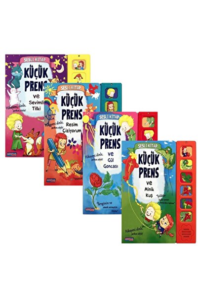 SMART-TEACH Küçük Prens Sesli Kitap Seti (4 KİTAP) - Antoine De Saint-exuper