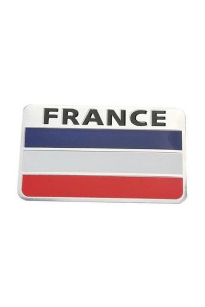 Knmaster Aluminum Sticker Label with France Flag Design