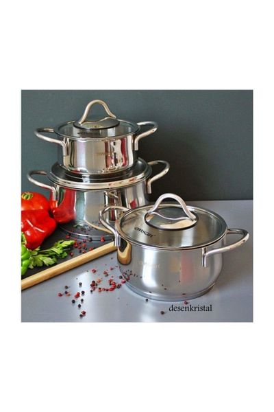 Emsan Cemre 6 Piece Midi Cookware Set