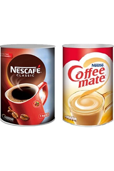 Nestle Nescafe Classic 1 Kg + Coffee Mate Kahve Kreması 2 Kg