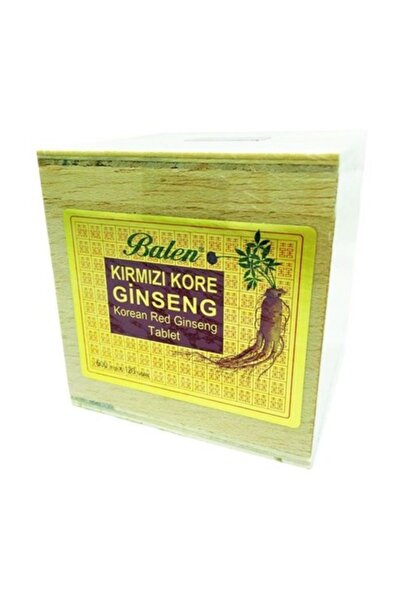 Balen Kırmızı Kore Ginseng Tablet ( Tahta Kutu ) 120 Tablet