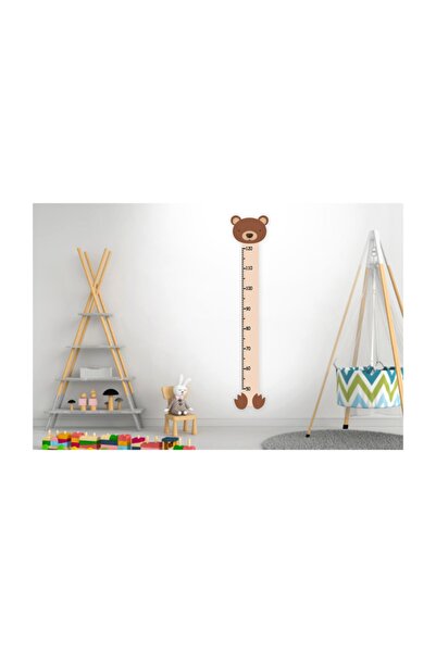 Sticker Sepetim ملصق حائط لغرفة الأطفال بمقياس ارتفاع الدب اللطيف 3