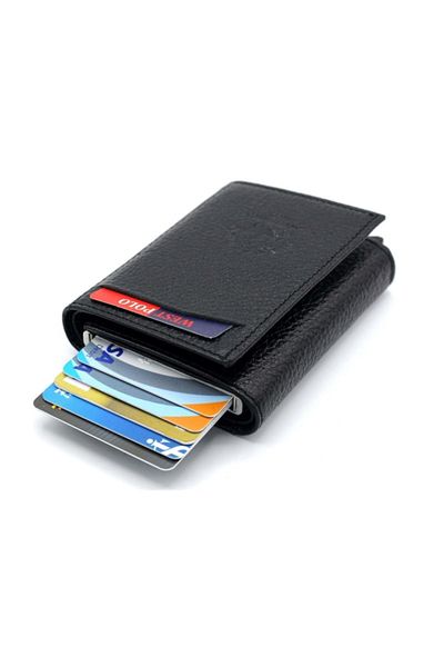 WEST POLO CÜZDAN Men's Black Wallet Try5550