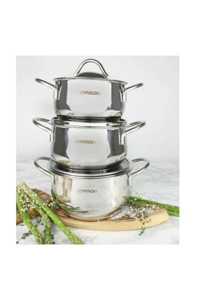 Emsan Cemre 6 Piece Midi Cookware Set